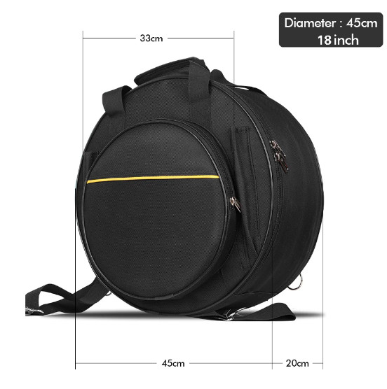 Túi đựng trống snare 14 INCH có dây đeo vai  - BAO ĐỰNG TRỐNG SNARE CAO CẤP 3 LỚP CHỐNG THẤM