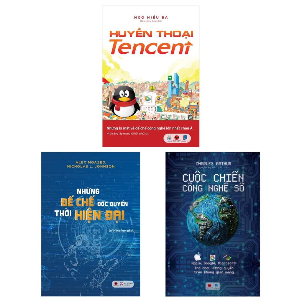 Sách - Cuộc Chiến Công Nghệ Số - Huyền Thoại Tencent - Những Đế Chế Độc Quyền Thời Hiện Đại (Bộ 3 Cuốn)