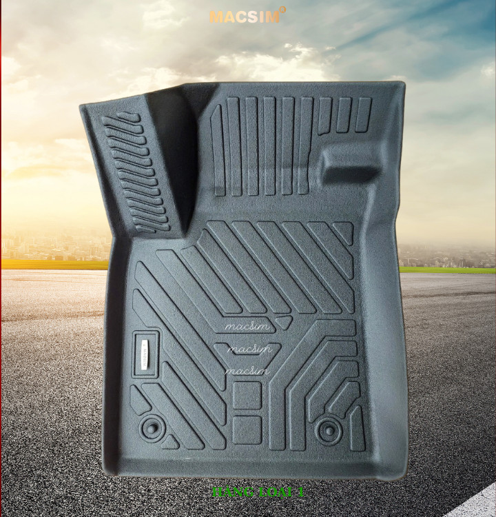 Thảm lót sàn xe ô tô MG5 (sd) Nhãn hiệu Macsim chất liệu nhựa TPE cao cấp màu đen