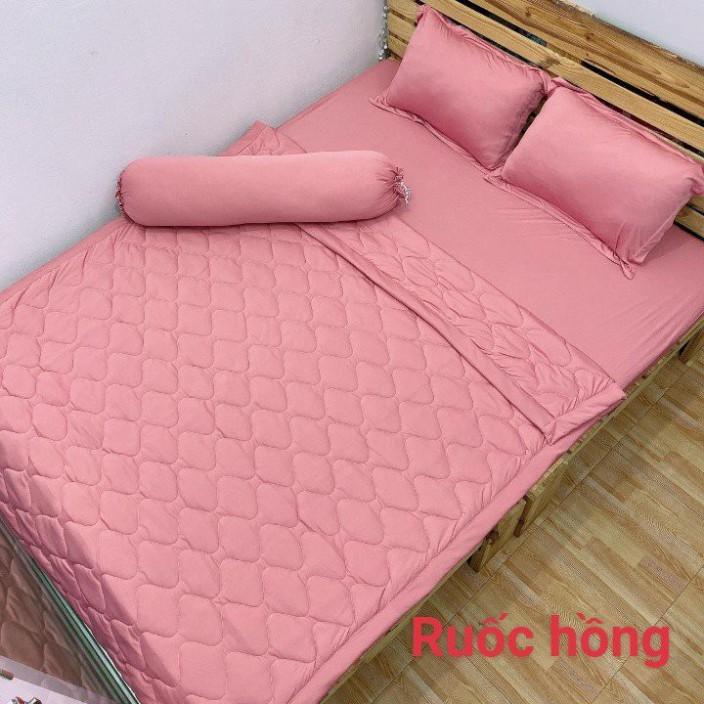 Ga - Drap Giường Lẻ Thun Mát Lạnh Thương hiệu LAN PHAM BEDDING - Màu Hồng Ruốc