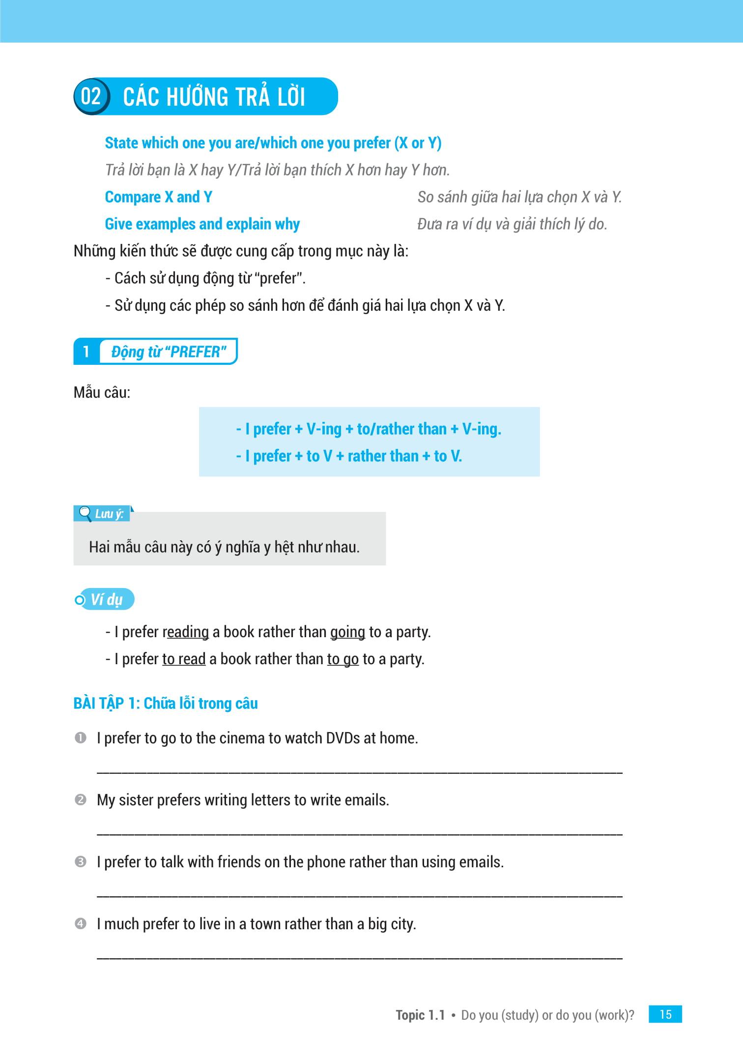 Sách IELTS Key Speaking - Công Thức Học Nhanh IELTS - Speaking Part 1, 2, 3