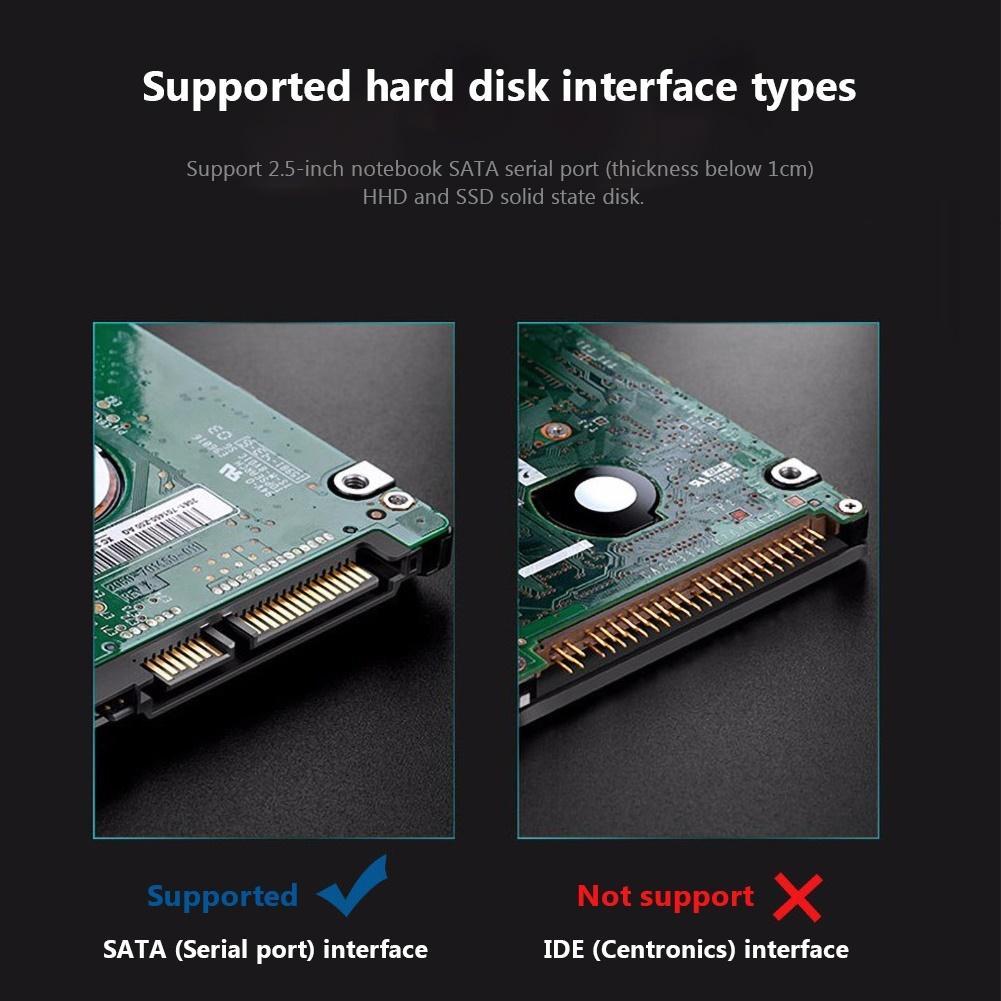 Vỏ Đựng Ổ Cứng Hhd 2.5 Inch USB 3.0 SATA SSD Cho Laptop