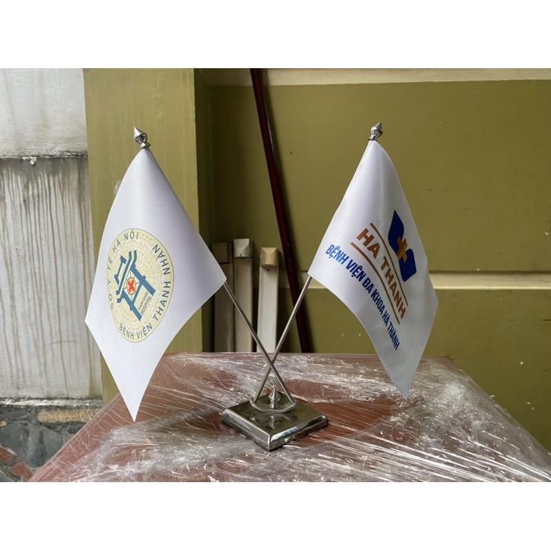 Cờ để bàn in logo công ty