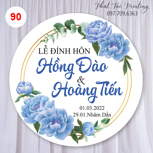 Bảng Backdrop trang trí đám cưới MS 90