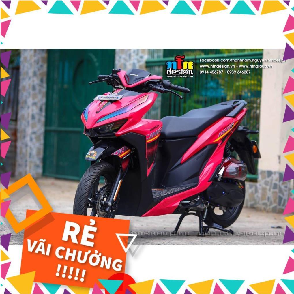 Tem Rời Vario Mẫu Racing Hồng Đen