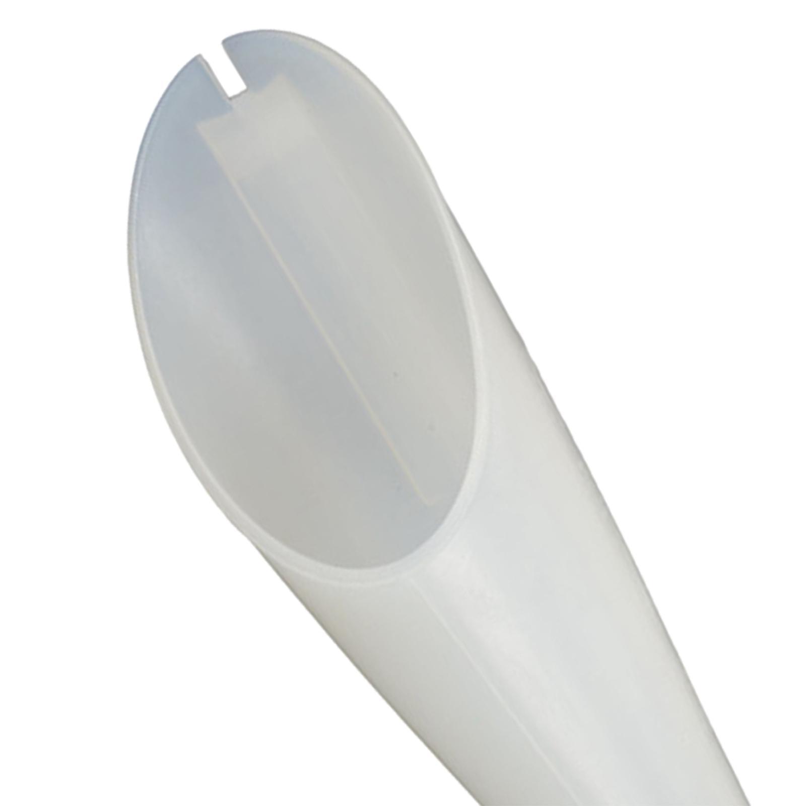 Capless Fuel Funnel Car Oil Funnel for 8U5A17B068BB, 8U5A White