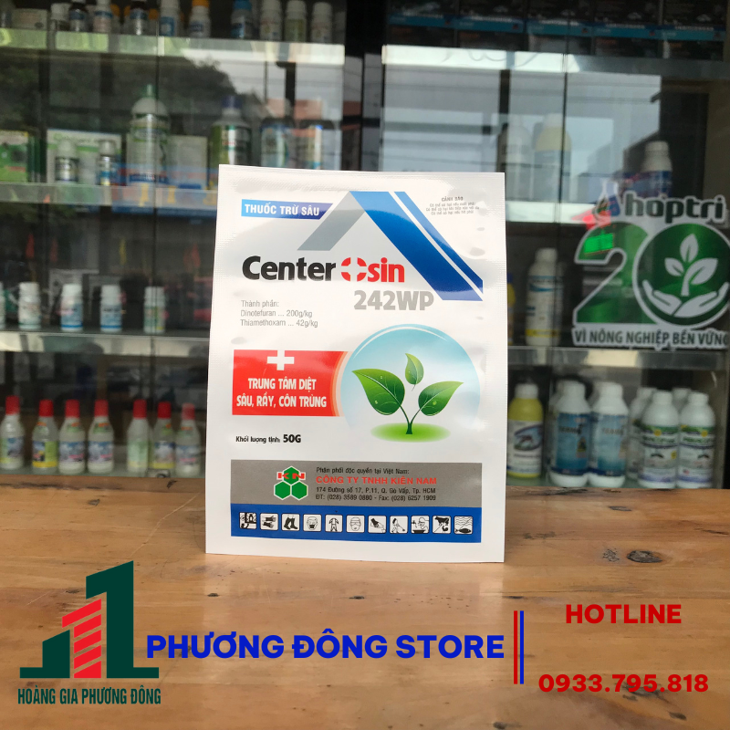 Thuốc trừ sâu rầy nâu và bọ trĩ trên lúa CenterOsin 242WP