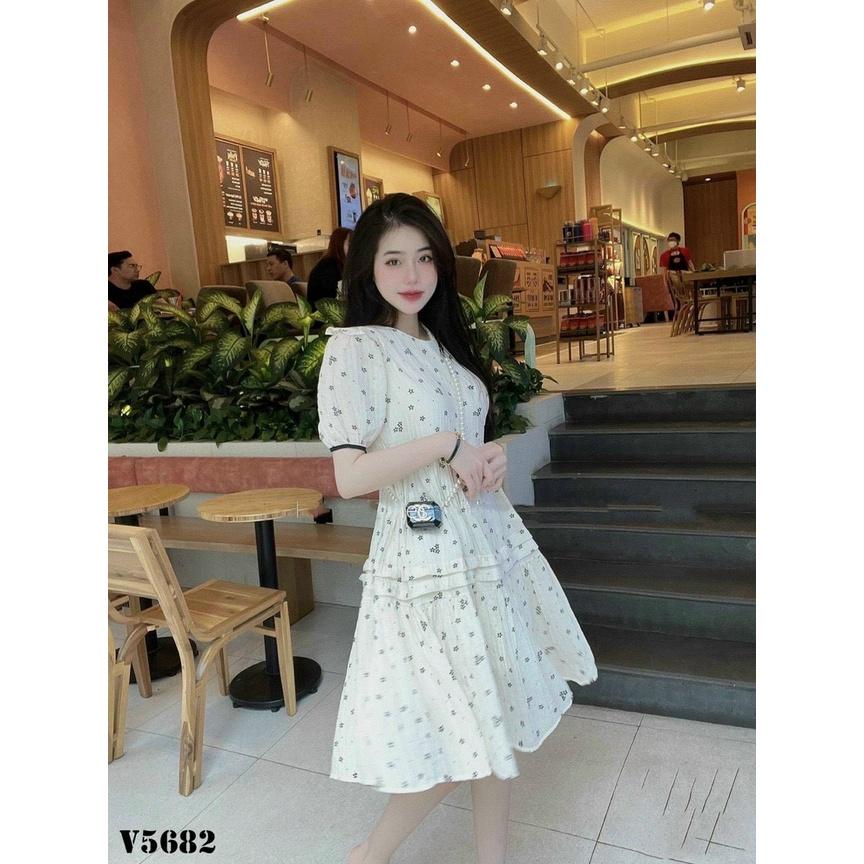 Váy bầu thời trang thiết kế chất lụa hàn châu freesize từ 45 đến 70kg-đầm bầu xinh