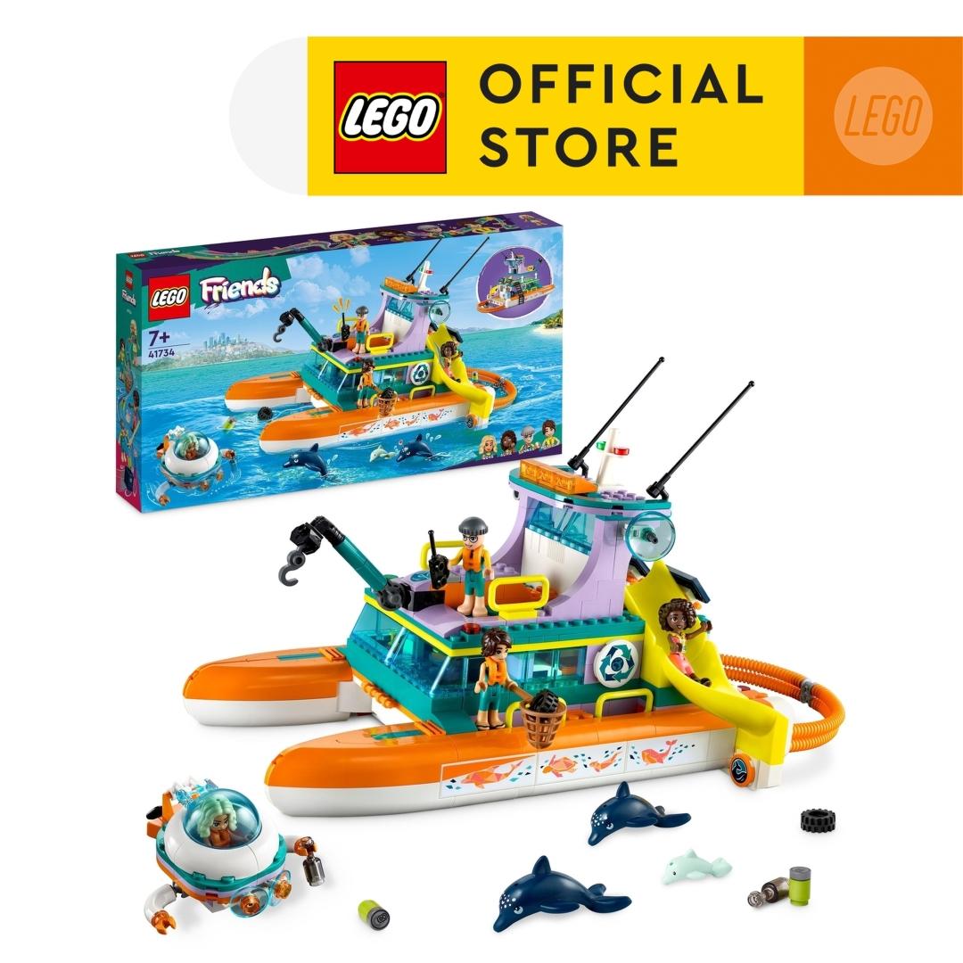 LEGO Friends 41734 Đồ chơi lắp ráp Tàu cứu hộ sinh vật biển (717 chi tiết)