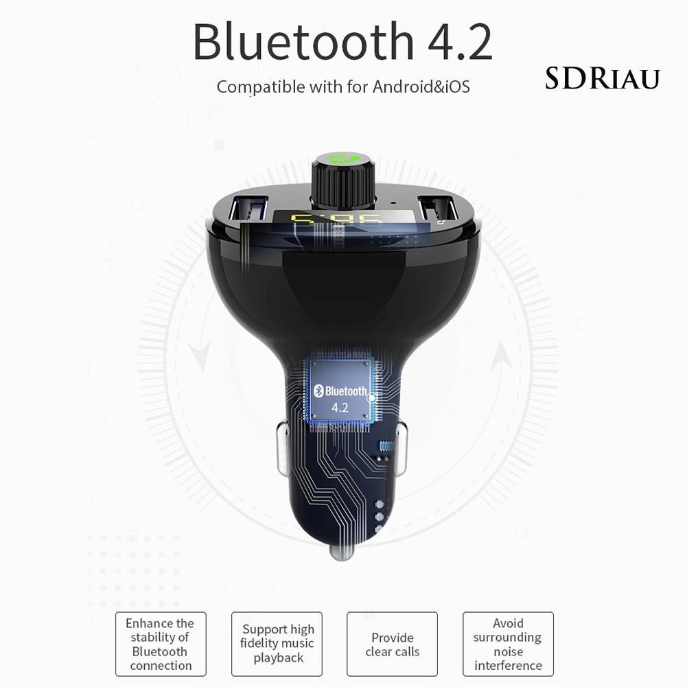 Củ Sạc Trên Ô Tô Qcdz Bt23 Bluetooth Không Dây