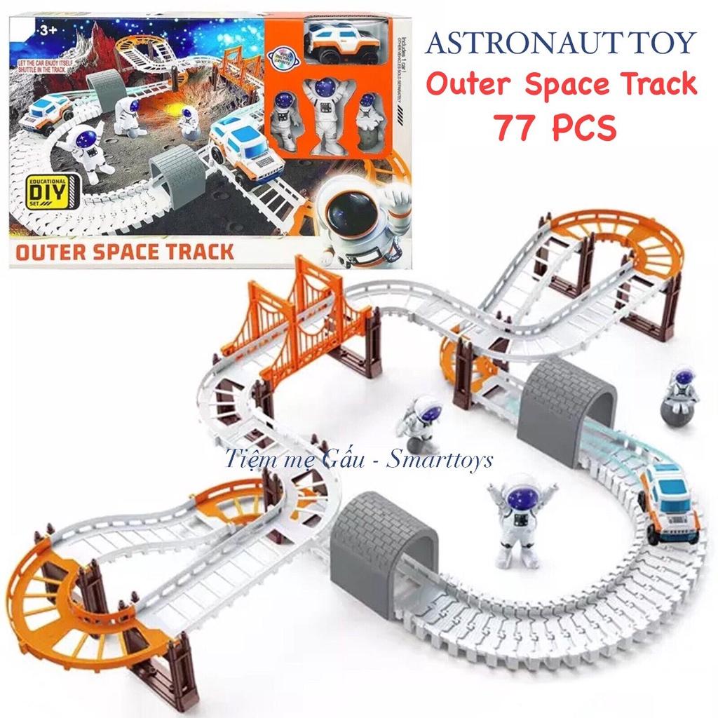 ĐỒ CHƠI LẮP RÁP ĐƯỜNG ĐUA, ĐƯỜNG RAY PHI HÀNH GIA OUTER SPACE TRACK THÁM HIỂM KHÔNG GIAN CỰC HẤP DẪN CHO BÉ KHÁM PHÁ