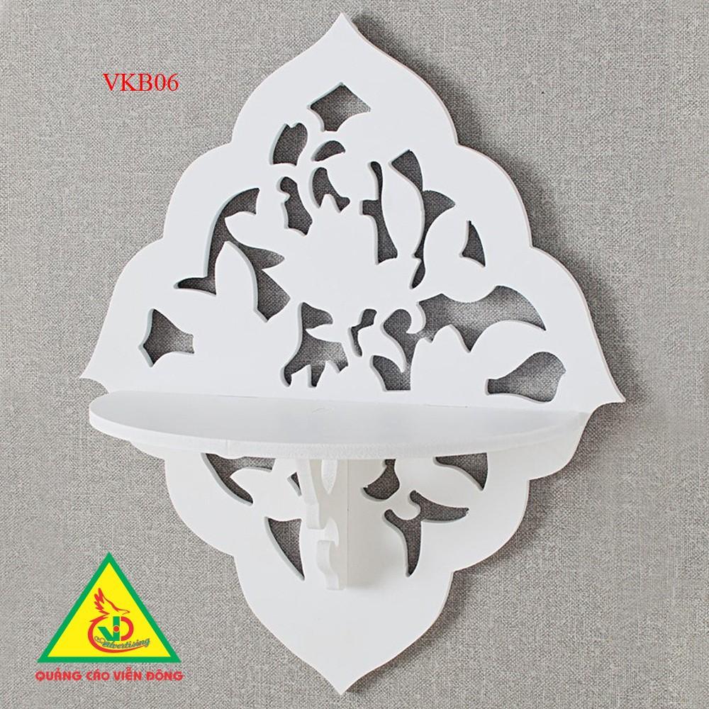Kệ treo tường họa tiết trang trí – Nội thất lắp ráp