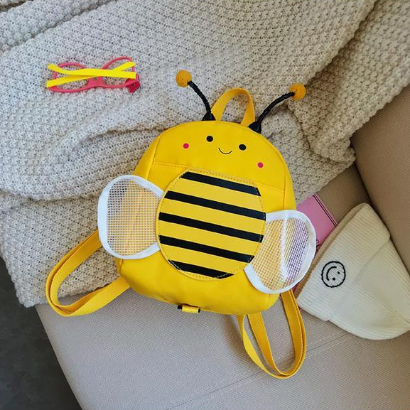 Ba Lô Trẻ Em Hình Hoạt Hình Ong Dễ Thương Học Du Lịch Trẻ Em Chống Mất Kawaii Mẫu Giáo Bé Trai Bé Gái Lưng Thời Trang Hợp Thời Trang