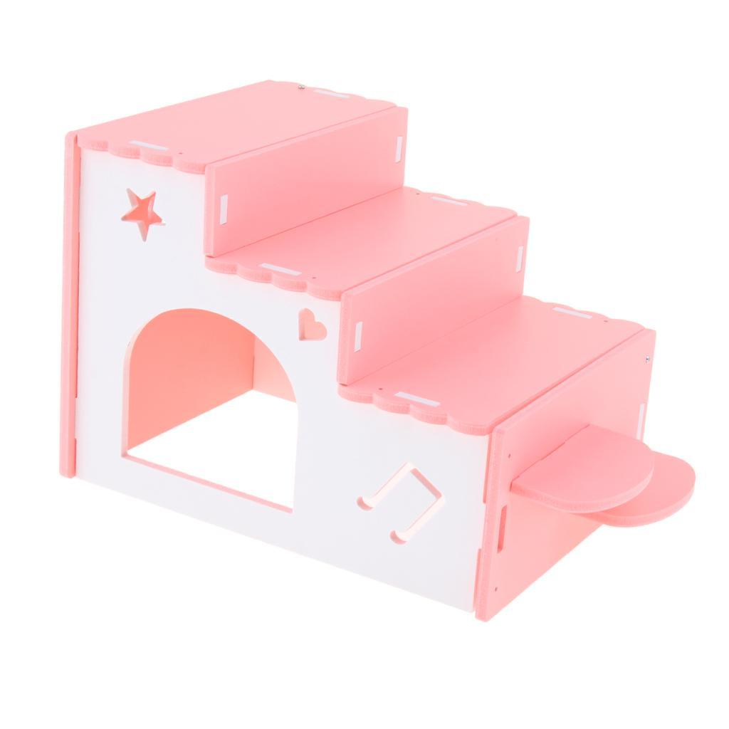 Small Animals Hamster House Cages Squirrel Villa Hut Play Toy