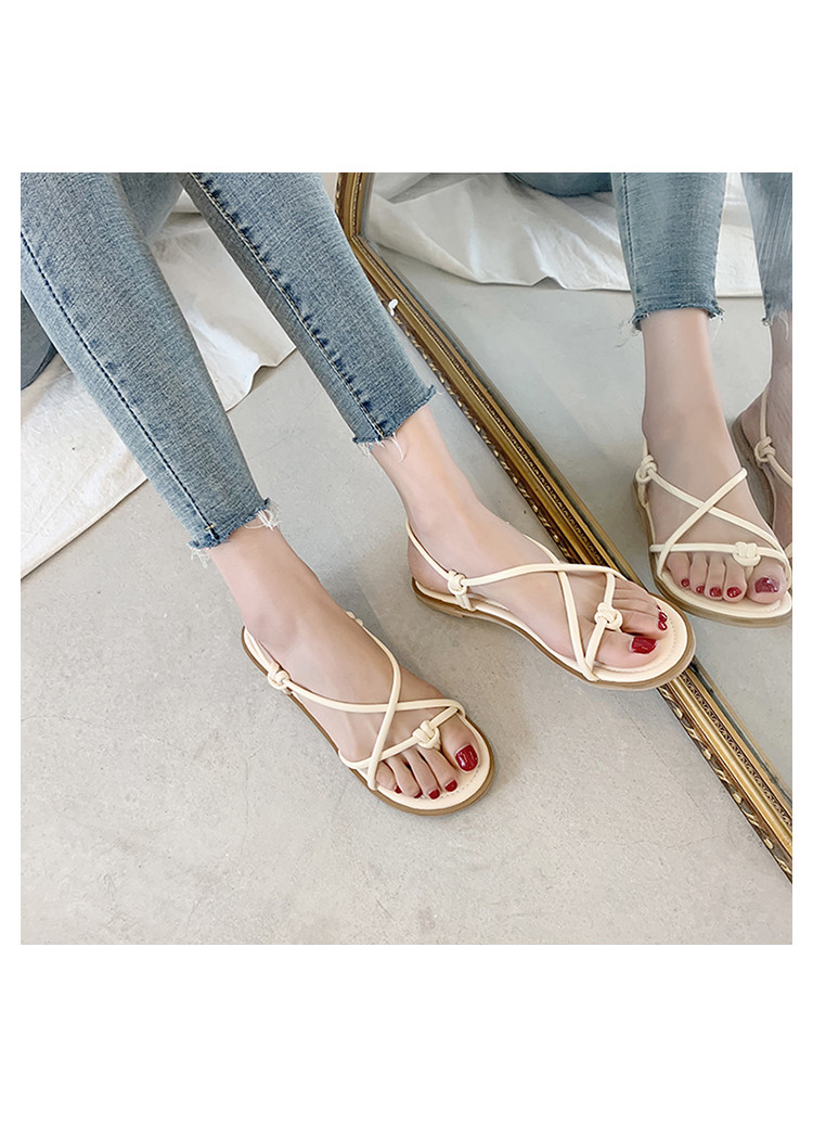 Giày sandal nữ phối dây thời trang cao cấp hằng ngày SN02