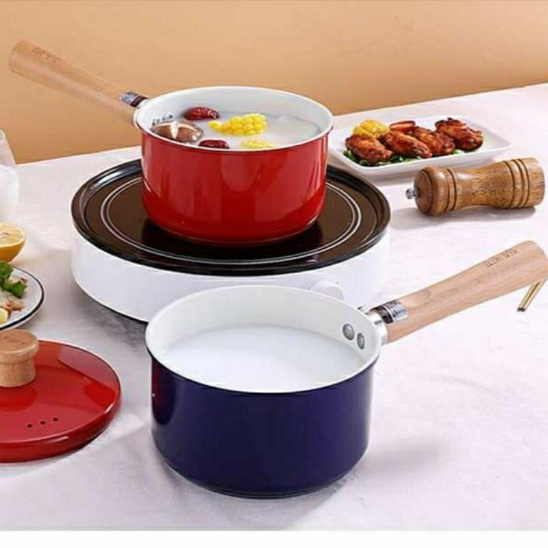 Nồi Quánh Nấu Bột Tetsu 16cm phủ men chống dính ceramic