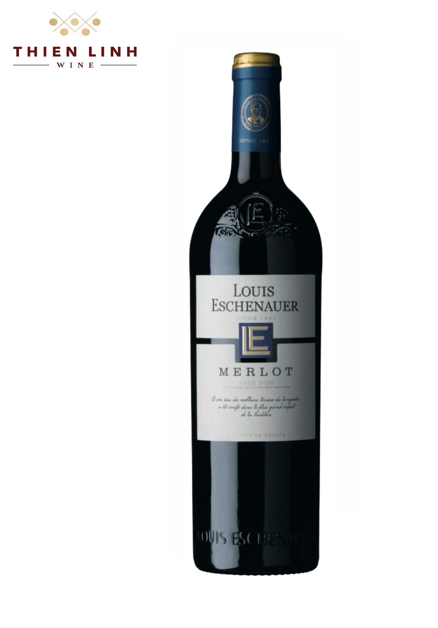 Rượu Vang Đỏ Pháp VDP Louis Eschenauer Merlot