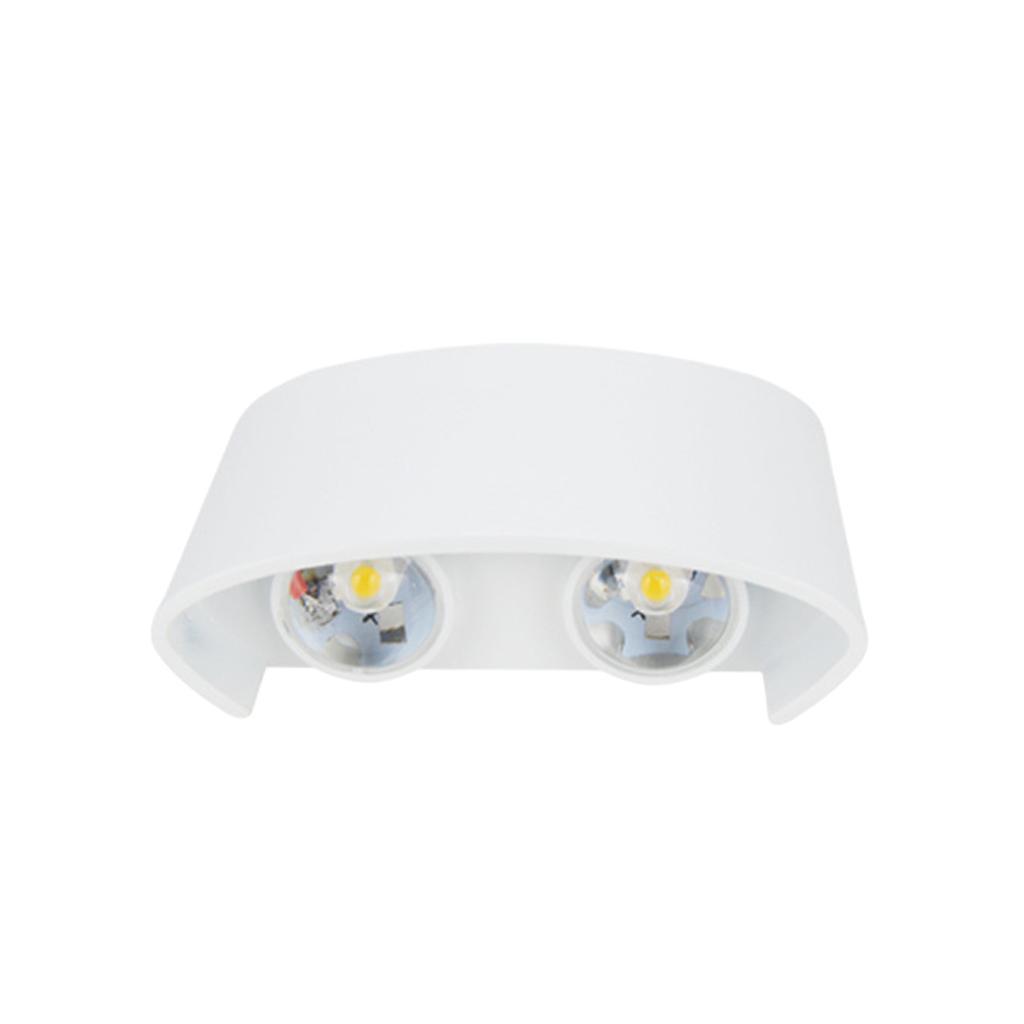 Wall Light Bedroom Warm White LED Sconce Hotel Home Bedside Indoor 4W White