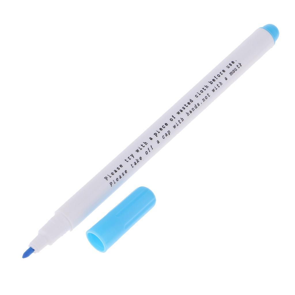 10pcs Water Erasable Soluble Pens Tailor Fabric Marker Pen Sewing Craft Blue