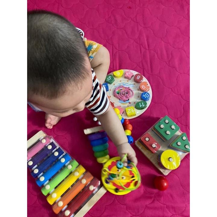 Đồ Chơi Gỗ Montessori,Tổng Hợp Các Món Đồ Chơi Phát Triển Trí Tuệ,Rèn Luyện Tư Duy Cho Bé