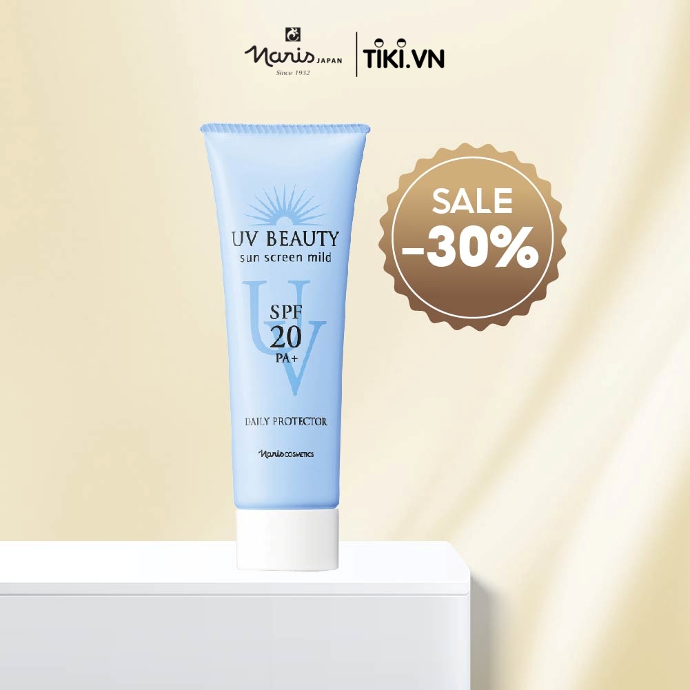 Sữa Chống Nắng Naris Uv Beauty Sun Screen Mild Daily Protector Spf20 Pa+