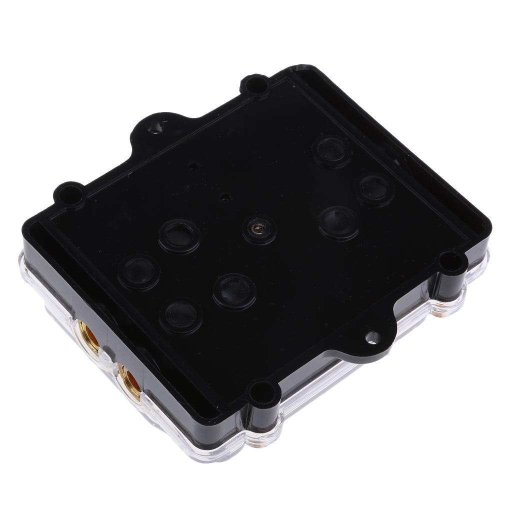 Portable 100A   Digital Fuse Holder Blocks Gold Plate for
