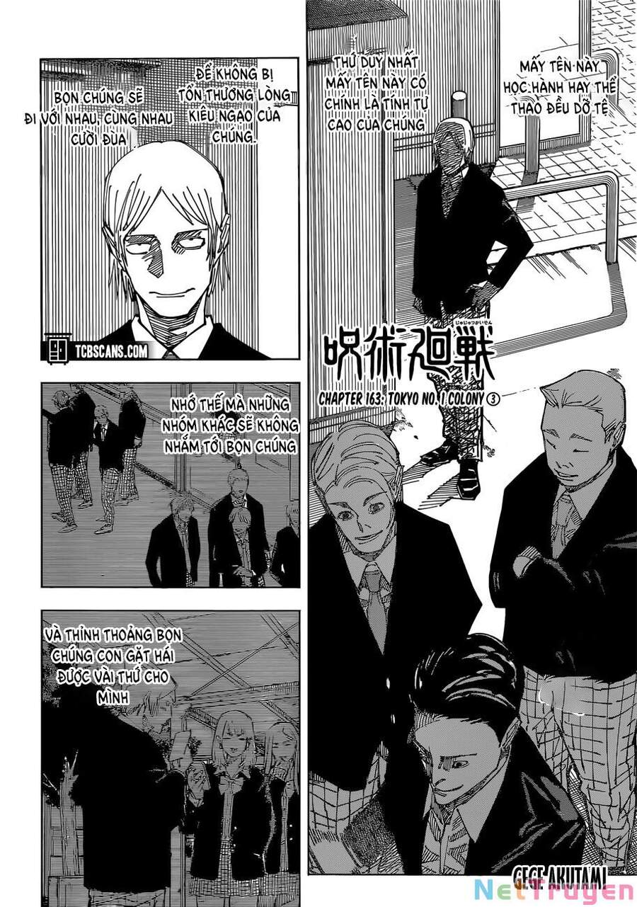 jujutsu kaisen - chú thuật hồi chiến chapter 163 2