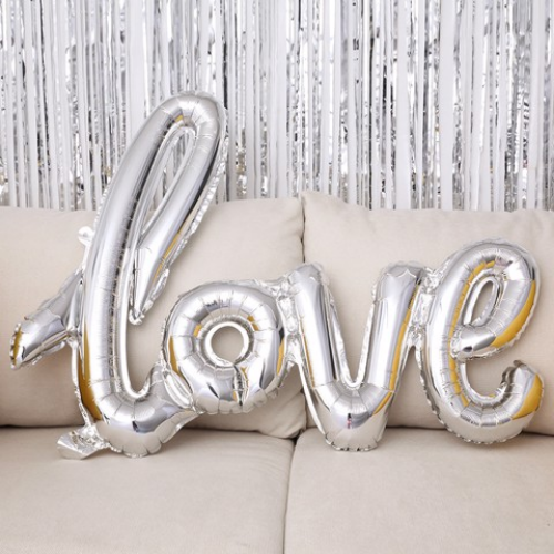 Bong bóng chữ love size nhỏ love letter hpni62