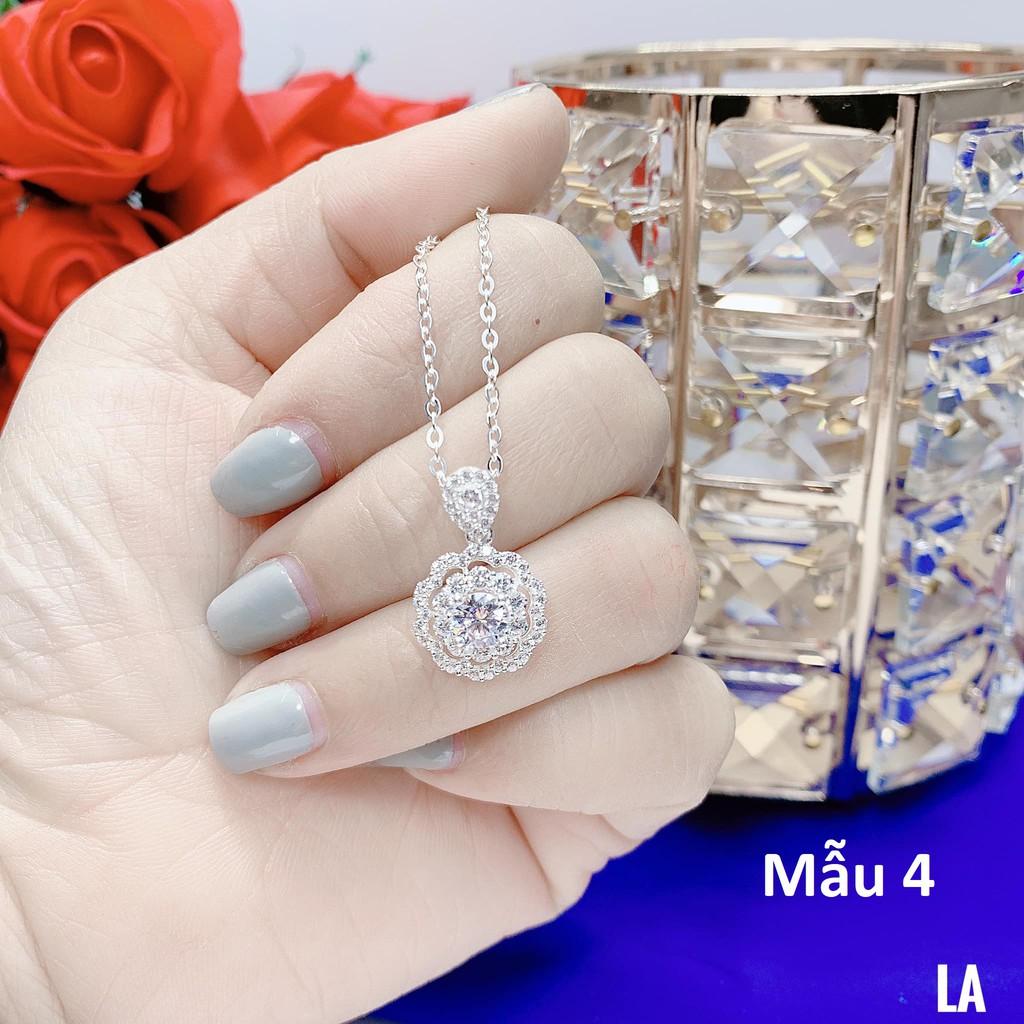 Dây chuyền nữ bạc ta mặt đá MS13d