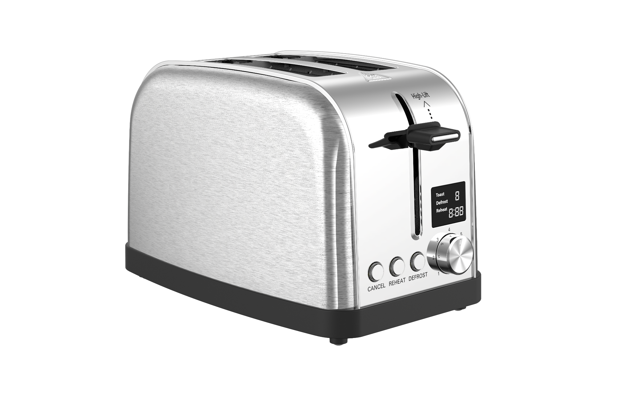 Máy Nướng Bánh Mì 2 Ngăn Inox 430 Hamilton Beach - 015905 - Hàng chính hãng