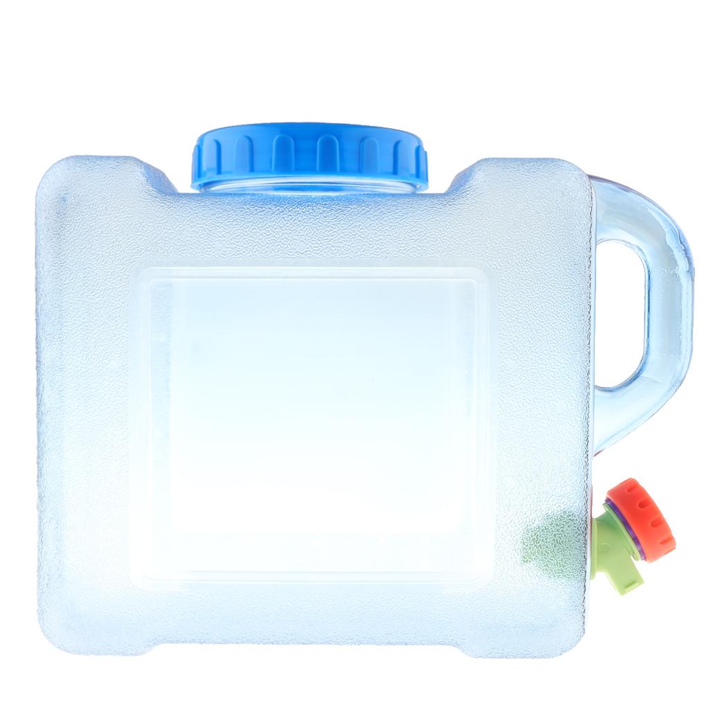 2xOutdoor Camping Travel Car Water Bucket Water Carrier Canister 5L