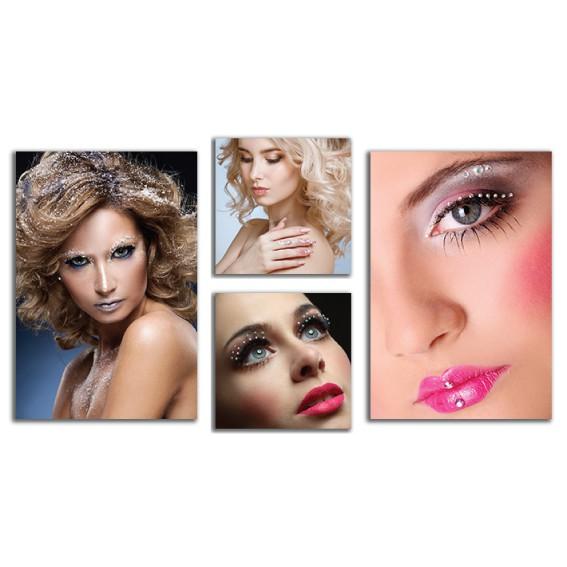 Tranh spa trang trí tiệm make up, shop son môi, shop mỹ phẩm