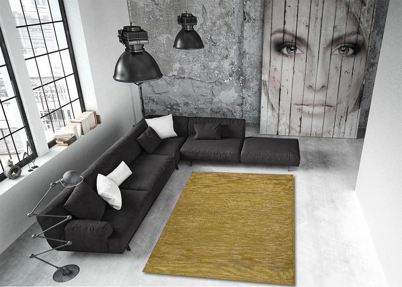 Thảm Sợi Ngắn le_sisal_35001_yellow_100x150