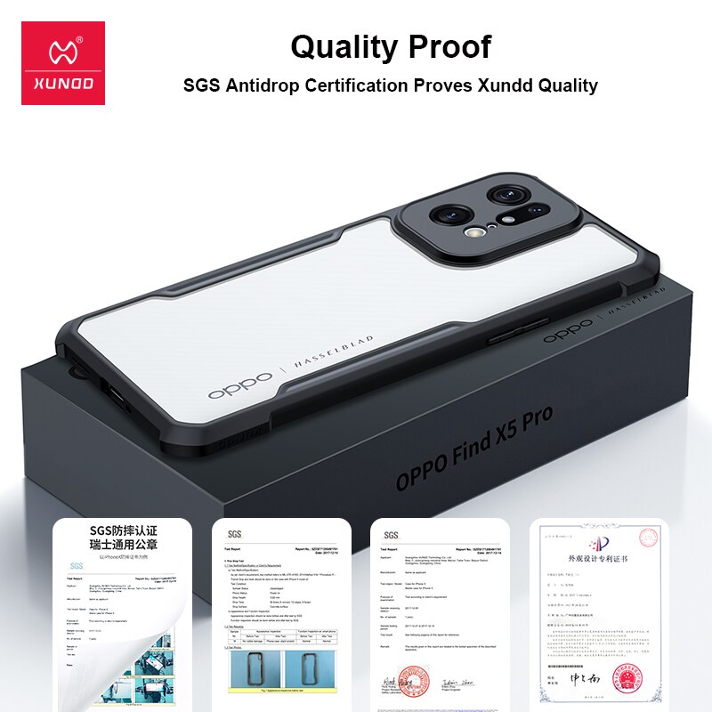 Ốp lưng dành cho Oppo Find X5 Pro cao cấp Xundd - Hàng nhập khẩu