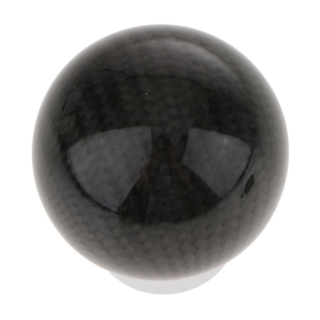 Universal Carbon Fiber Manual Car Gear Stick Metal Knob Handle