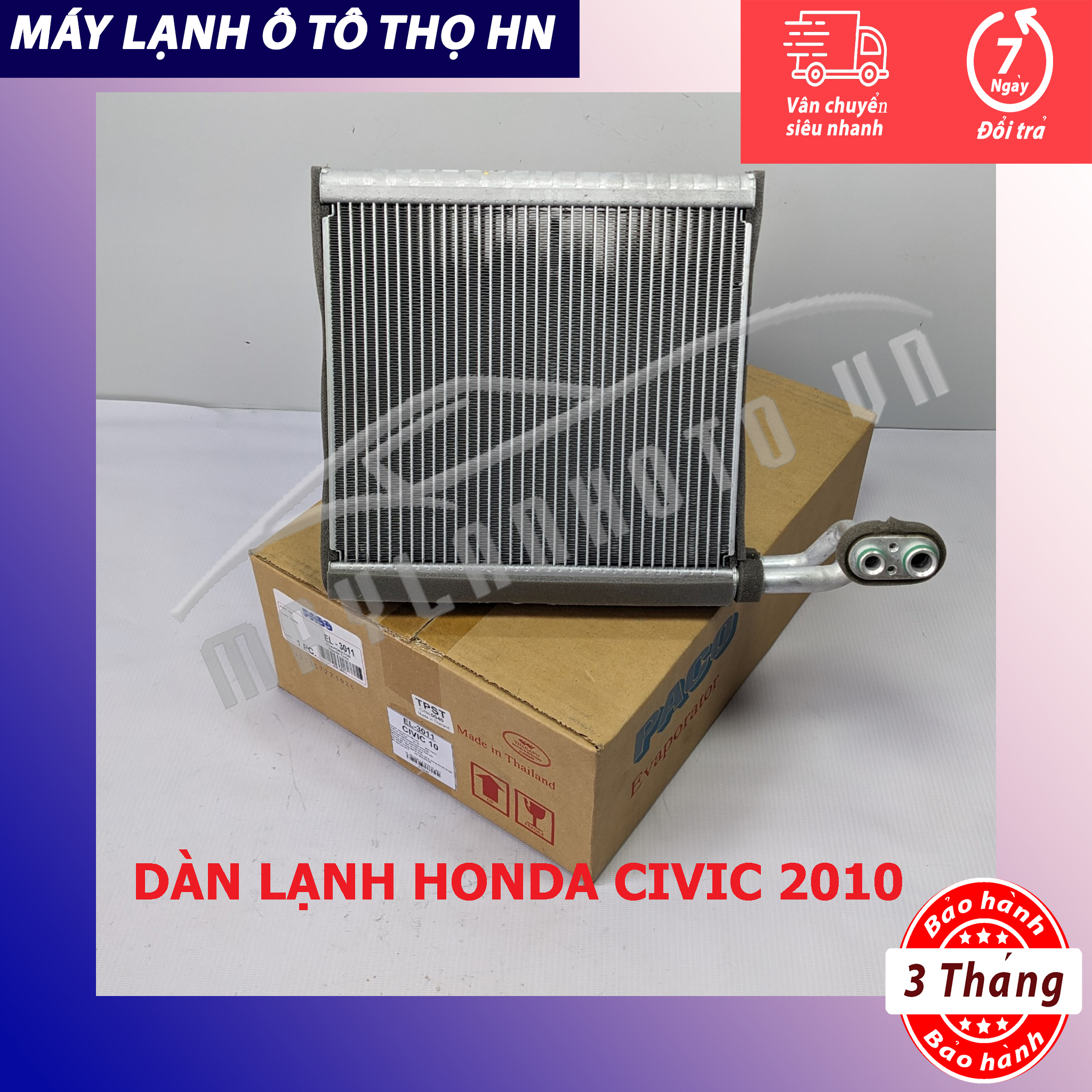 Dàn  lạnh Honda Civic 1.8 2.0 2006 2007 2008 2009 2010 Hàng xịn Thái Lan 06 07 08 09 10
