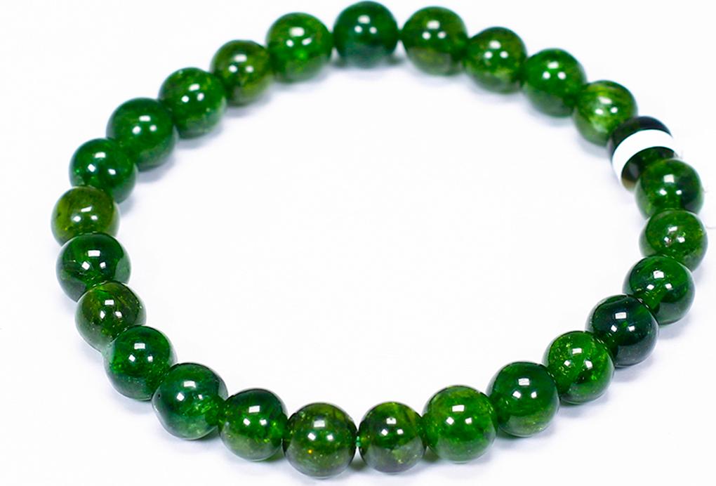Vòng tay đá Diopside mệnh hỏa, mộc - Ngọc Quý Gemstones