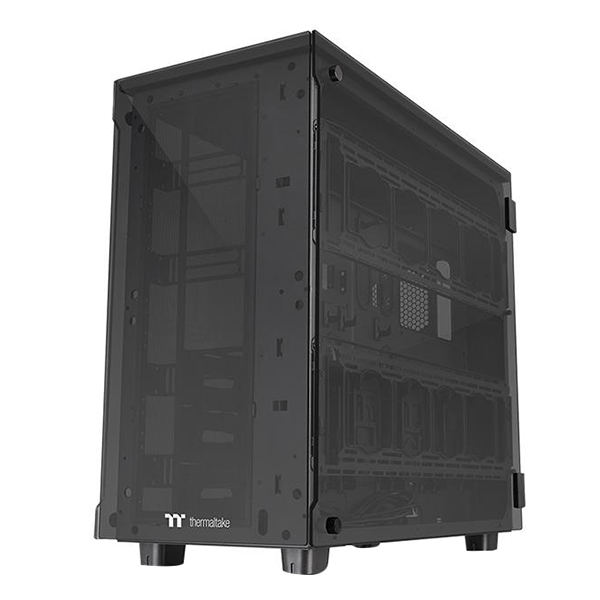 Vỏ Case Máy Tính Thermaltake View 91 Tempered Glass RGB Edition CA-1I9-00F1WN-00 E-ATX - Hàng Chính Hãng