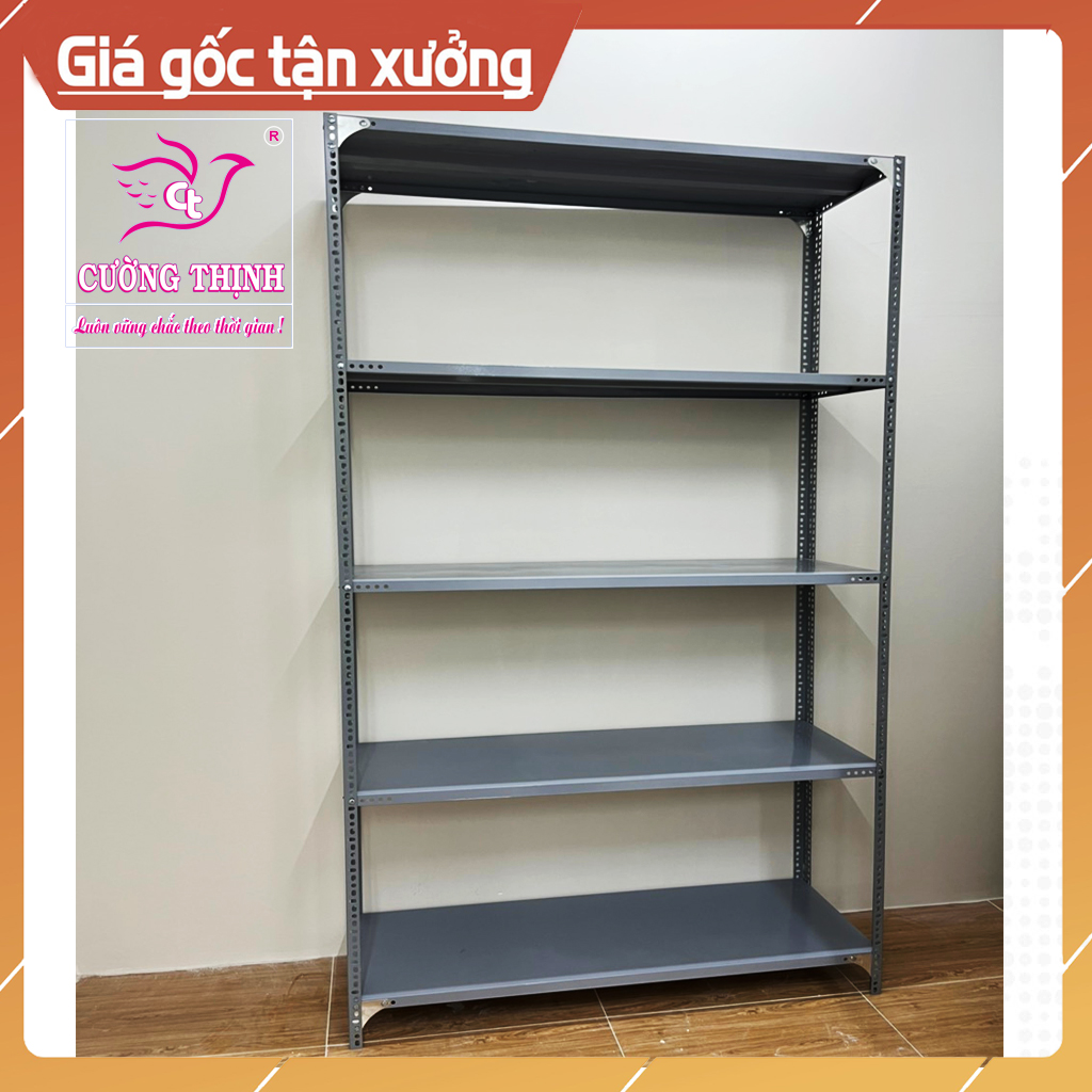 Kệ sắt đa năng 5 Tầng, Cao 2m x Dài 1m5 x Rộng 40cm, Kệ sắt trưng bày, trọng tải 100kg/tầng