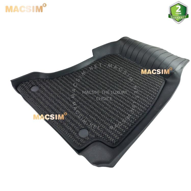 Thảm lót sàn ô tô 2 lớp cao cấp dành cho xe Mercedes Benz E 2016+ nhãn hiệu Macsim 3w