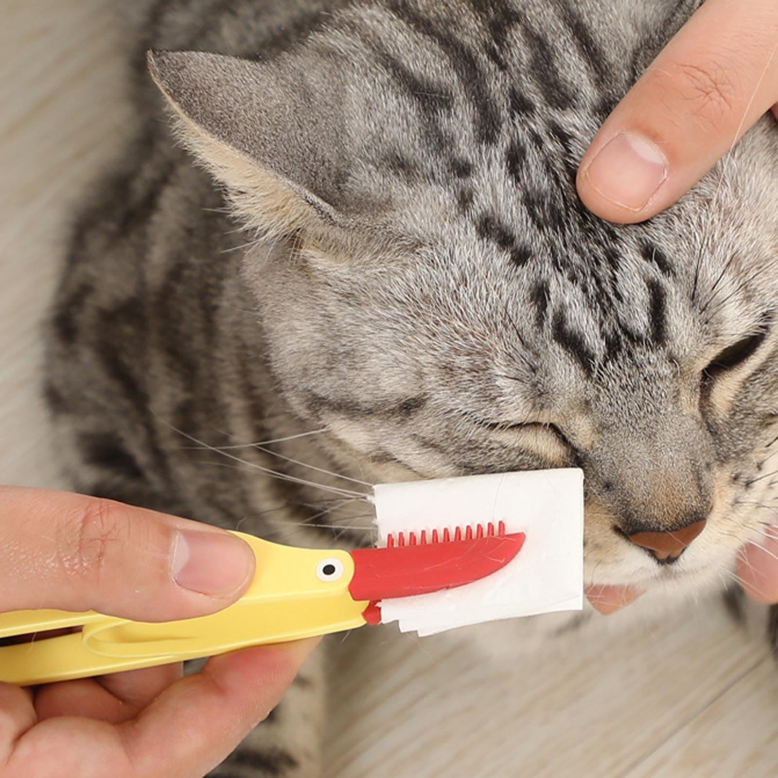 Cat Dog Eye Cleaning Combs, Cat Dog Eye Brush, Lightweight for Dogs, Cats and Rabbits