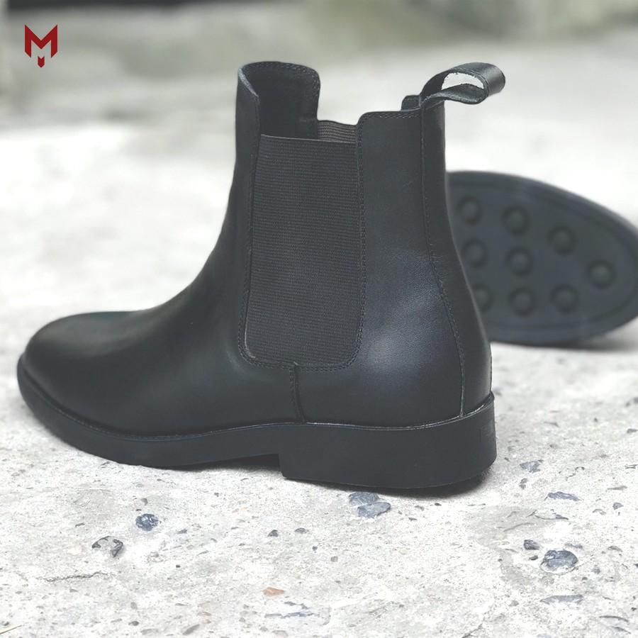 Giày tây chelsea boots classic mad công sở cao cổ nam da bò cao cấp thời trang  phong cách