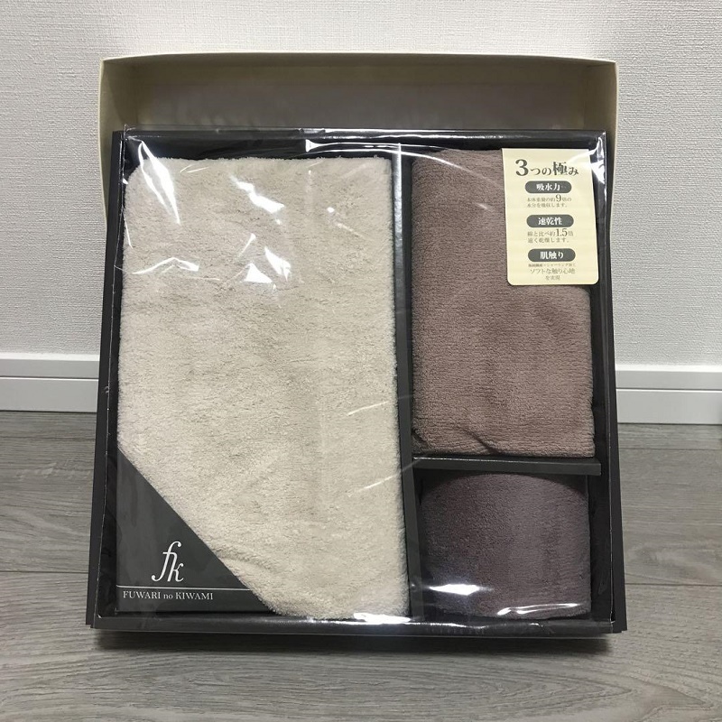 Set 01 khăn spa, 01 khăn tắm &amp; 01 khăn mặt - Hàng Nội Địa Nhật Bản nhập khẩu