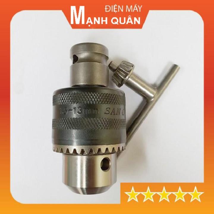 GIÁ RẺ!!!Đầu Chuyển Bulong1/2 Sang Đầu Kẹp Mũi Khoan 13ly Khóa Tay