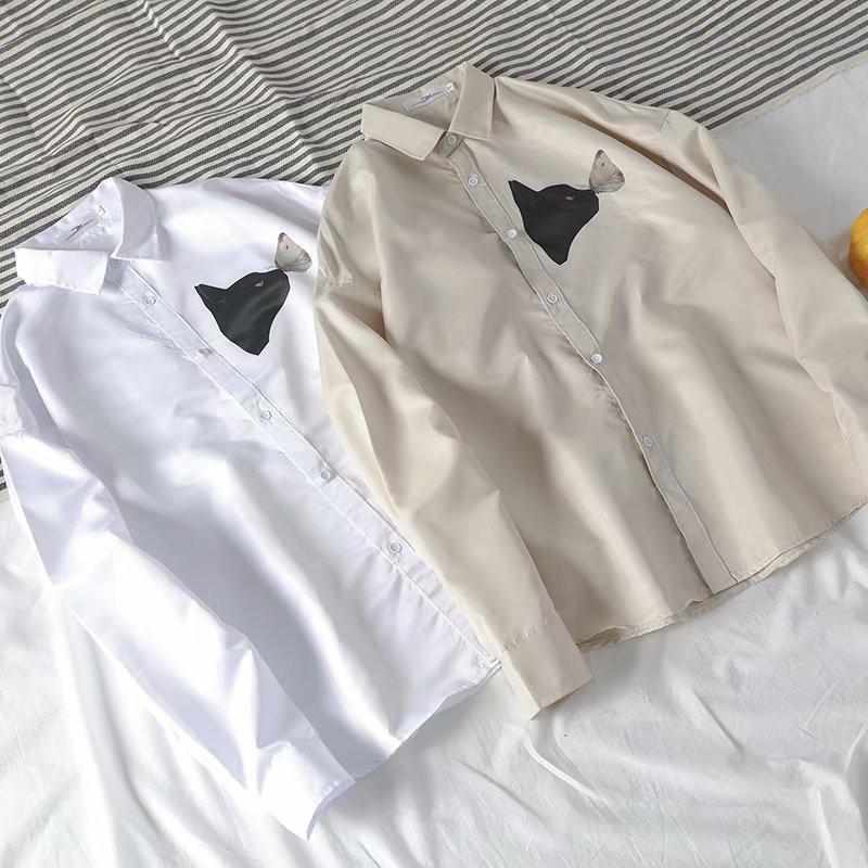 Áo sơ mi tay dài in hình thời trang cá tính cho nam