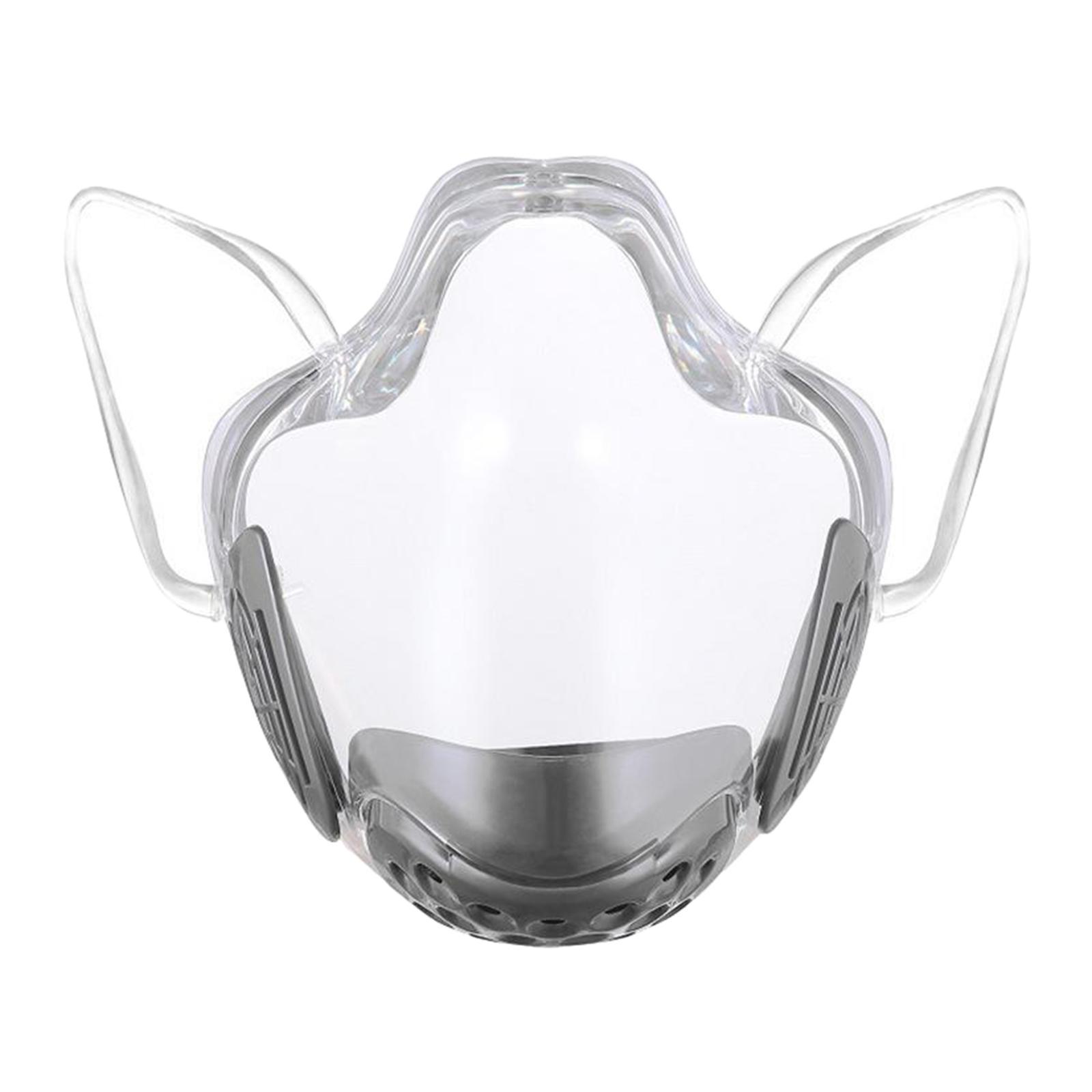 3Pcs Clear Face Mask Anti Fog Balaclava Face Cover Visible Expression