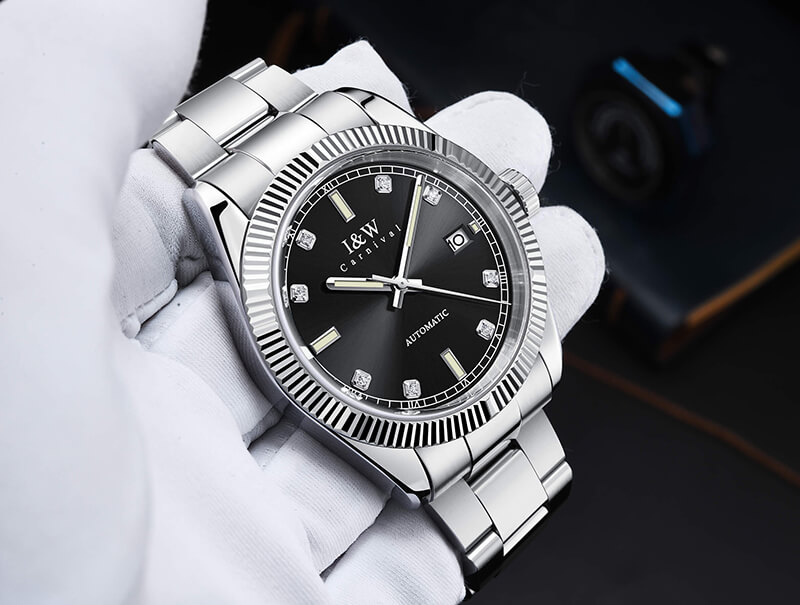 Đồng hồ nam chính hãng IW CARNIVAL IW786G-5,kính sapphire,chống xước,chống nước 50m,Bh 24 tháng,máy cơ (automatic)