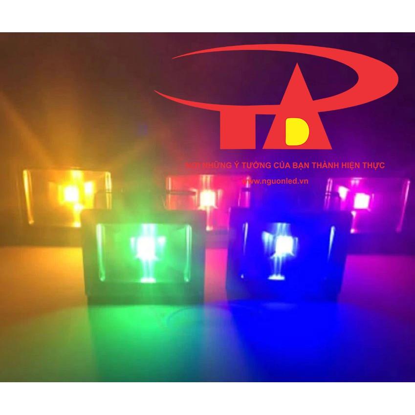 Đèn pha led 10W đổi màu