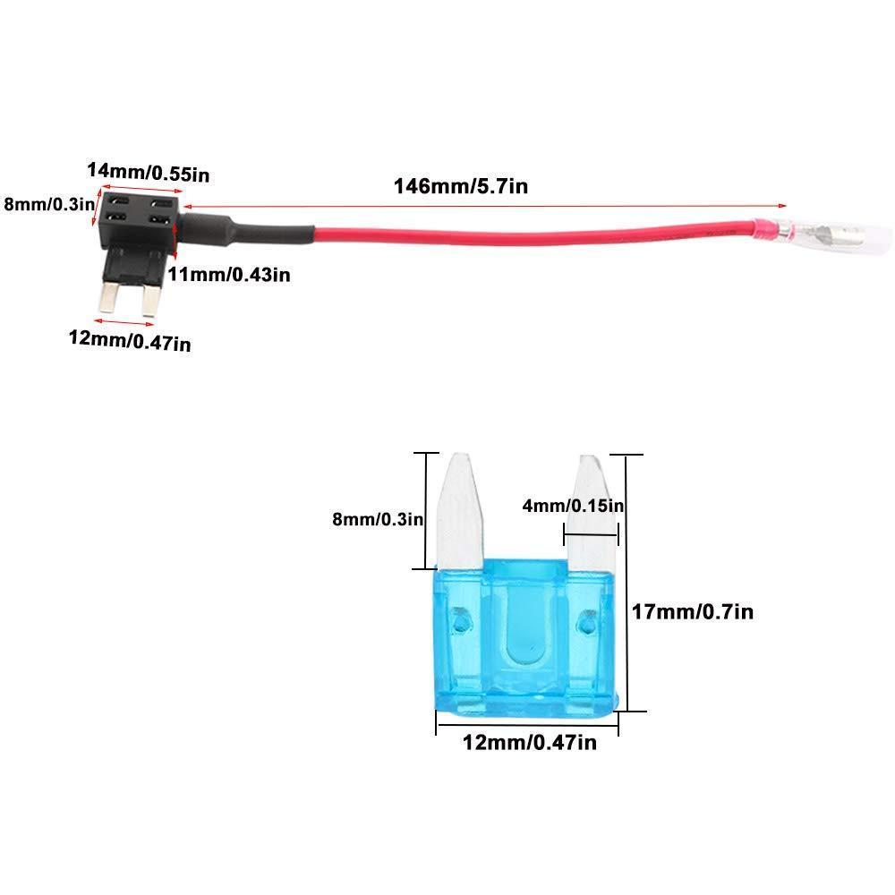 Dây cầu chì cắm thêm xe ô tô Vinfast Lấy điện ACC, REM điện camera hành trình, loa sub, dsp
