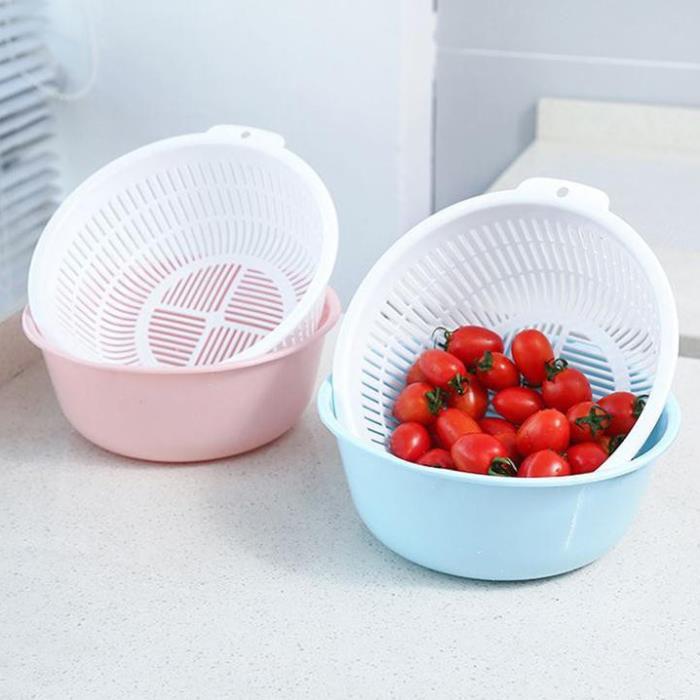 Rổ Nhựa Kèm Chậu Rửa Nhà Bếp